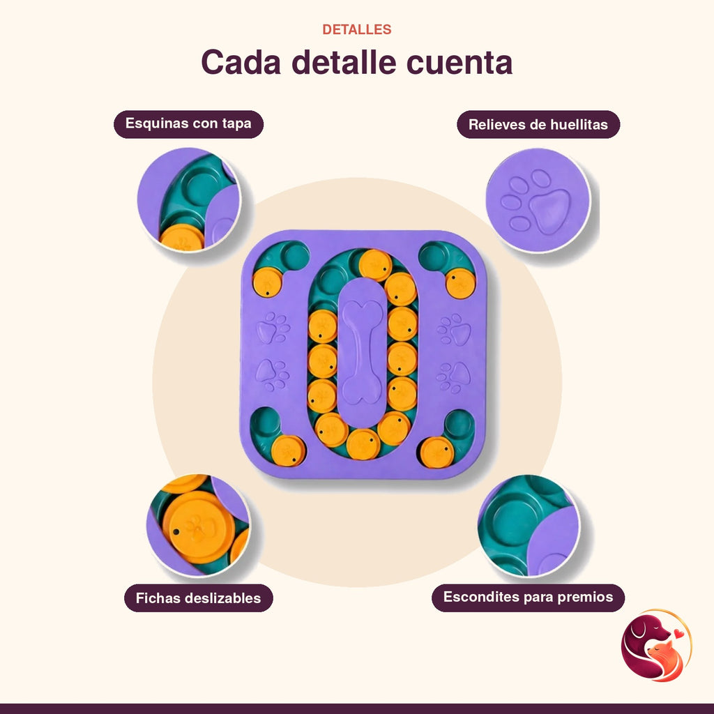 Tablero Laberinto Interactivo para Perros - Nivel 2